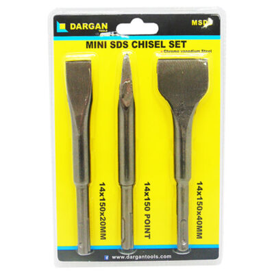 Mini SDS Cold Chisel 150mm Point+20mm+40mm
